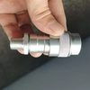 KZE-B ISO14540 tekanan tinggi Thread Dikonci tipe hydraulic couplers gancang (baja)