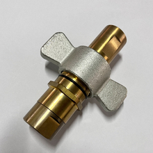 KZE-BB 6100 runtuyan threaded sambungan siram valves aliran tinggi nyambung dina tekanan hidrolik gandeng gancang