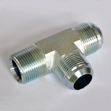 Male Run Tee 2605 Flare tube ends / male pipe end SAE 070424 gt hydraulics