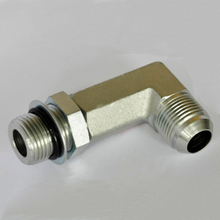 6801LL Flare tube end / straight thread O-ring SAE 071520 Extra Long Straight Thread Elbow hose fitting 