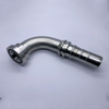 Adapter Hose Fitting SAE Flange 6000 PSI Interlock Pipe 90 Degree Elbow For 87693 Hydraulic 