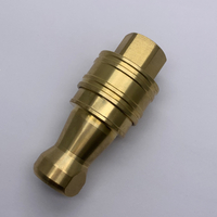 ISO7241-B KZD Medium pressura Maximum euismod pneumaticum et hydraulicum copulatio velox (Brass) 