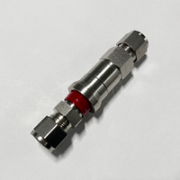 Accesorio de tubo de mamparo serie QC de conexión rápida para instrumentación